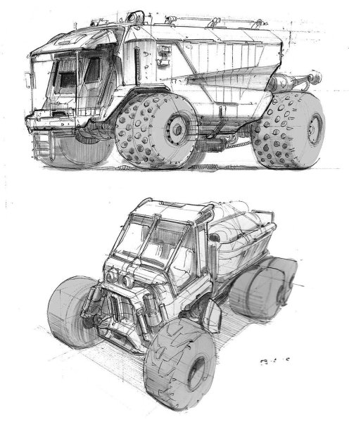 Скетч вездеход