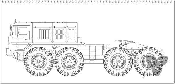 МАЗ-537 грузовой автомобиль габариты