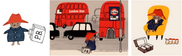 Паддингтон и автобус рисунок