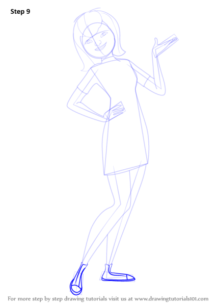 Мэвис нарисовать карандашом поэтапно