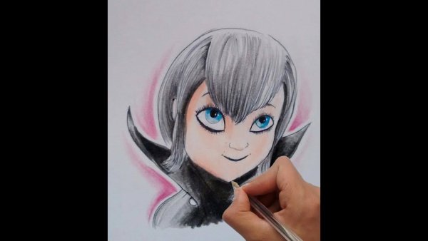 Мэвис рисунок карандашом