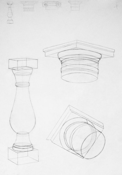 Дорическая Капитель построение