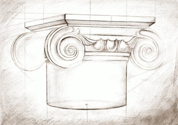 Капитель Академический рисунок