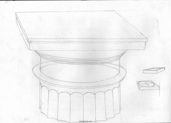 Капитель ионическая Рериха