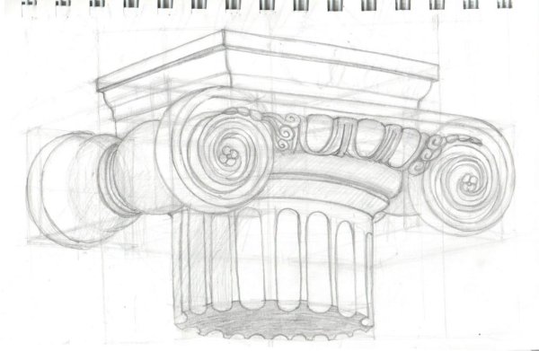 Капитяель доричской колоны