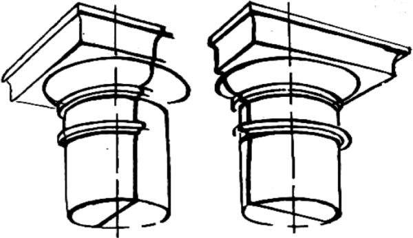 Гипсовая Капитель ионический дорическая