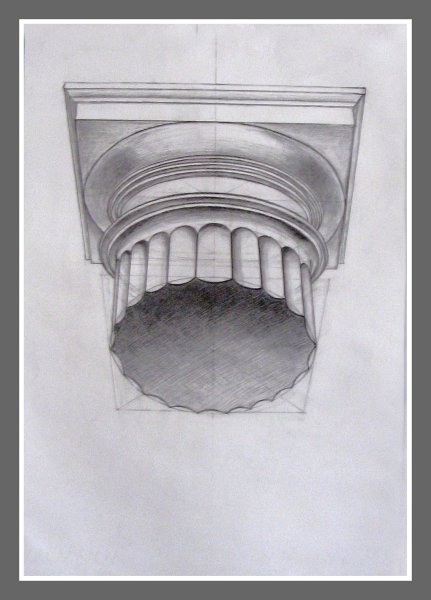 Дорическая Капитель построение схема
