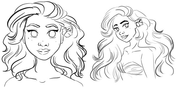 Картинки для срисовки Муан лёгкие