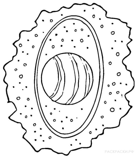 Планета Уран раскраска для детей