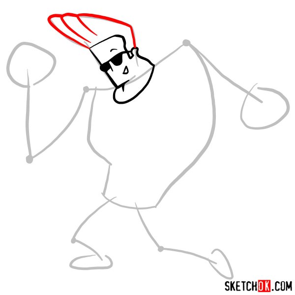 Jony рисунок легкий поэтапно