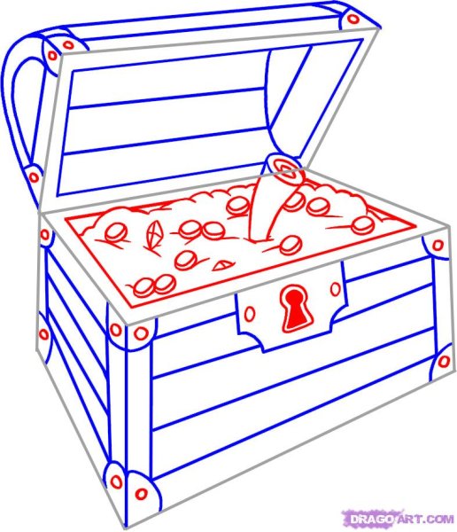 Сундук эскиз