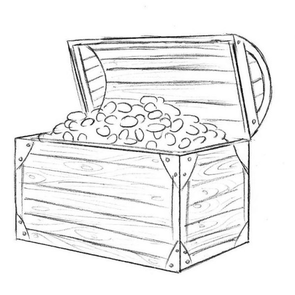 Сундук эскиз