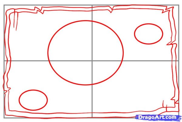 Карта сокровищ карандашом