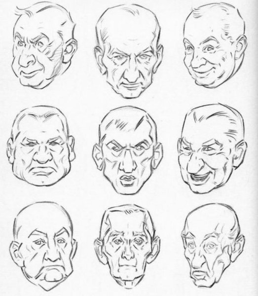 Эндрю Лумис портреты Графика