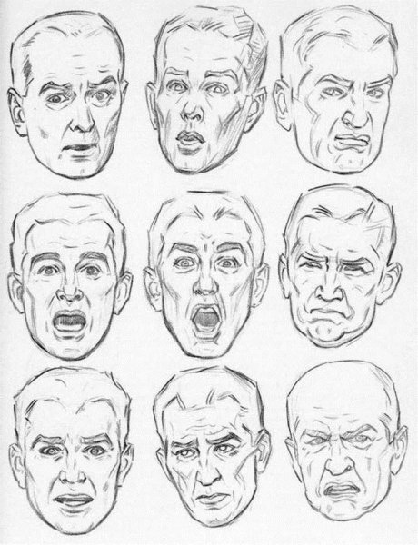 Эмоциональный портрет карандашом