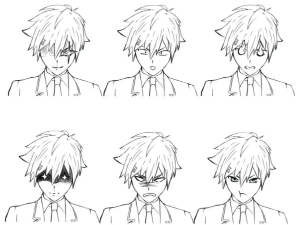 Аниме эмоции гнев