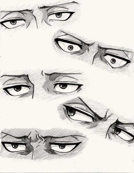 Леви Аккерман глаза