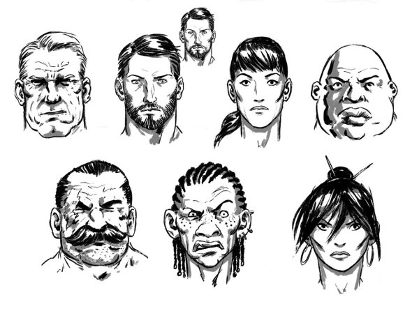 Комиксные лица