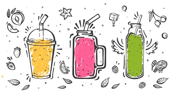 Смузи срисовывать