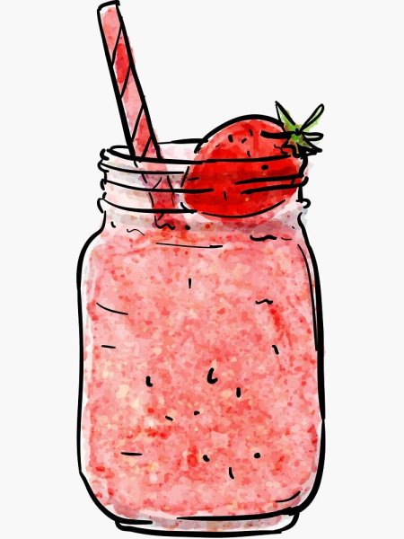 Hand drawn смузи