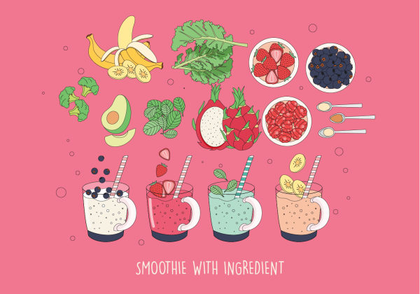 Смузи вектор Графика