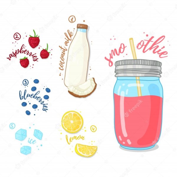 Скетчинг смузи