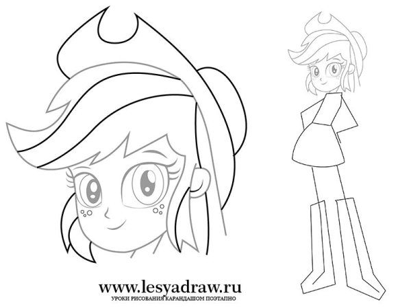 Рисунки карандашом пони из Эквестрии