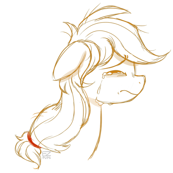 Скетчи аниме пони