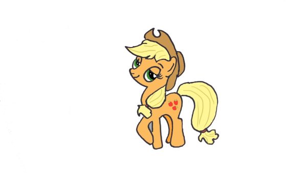 Эпплджек для срисовки