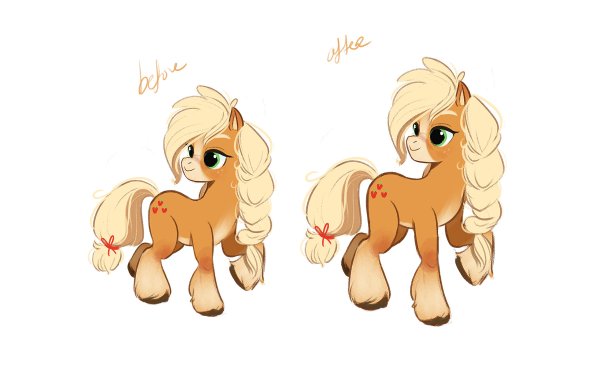 R34 пони эпл Джек