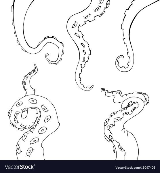 Щупальца нарисованные