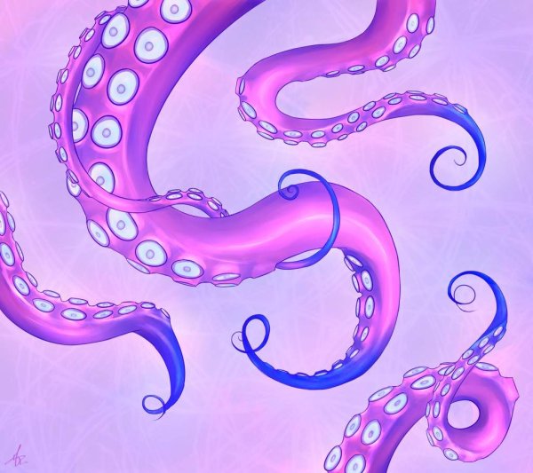 Щупальца нарисованные