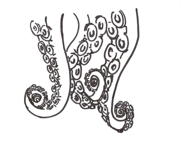 Щупальца контур