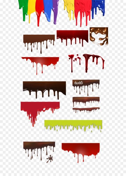 Подтеки краски