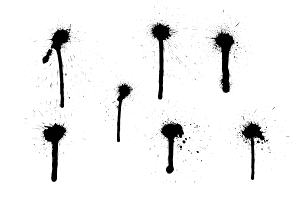 Подтеки краски