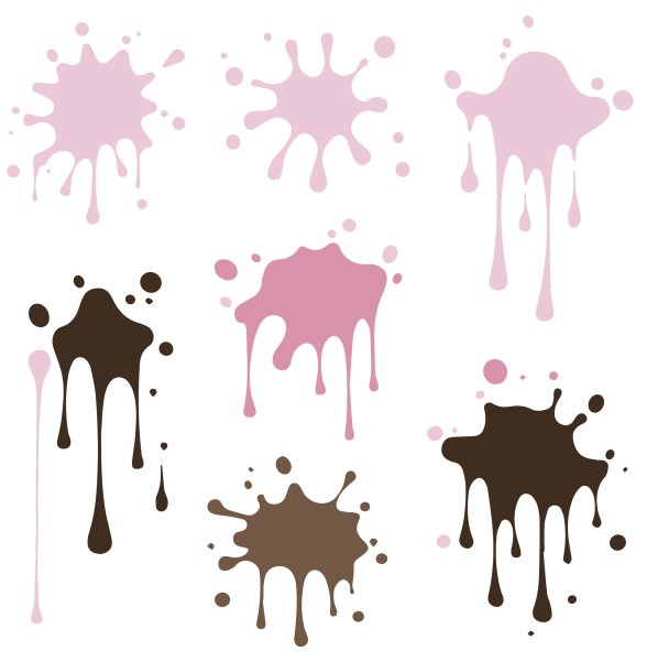 Подтеки силуэт