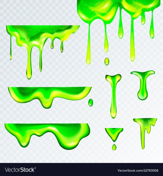 Потеки зеленой краски