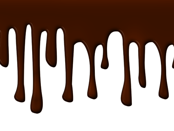 Стекающий шоколад