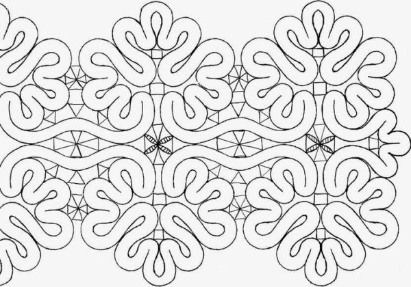 Узор кружево сколки