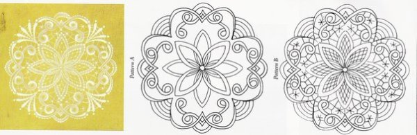 Вологодские кружева карандашом