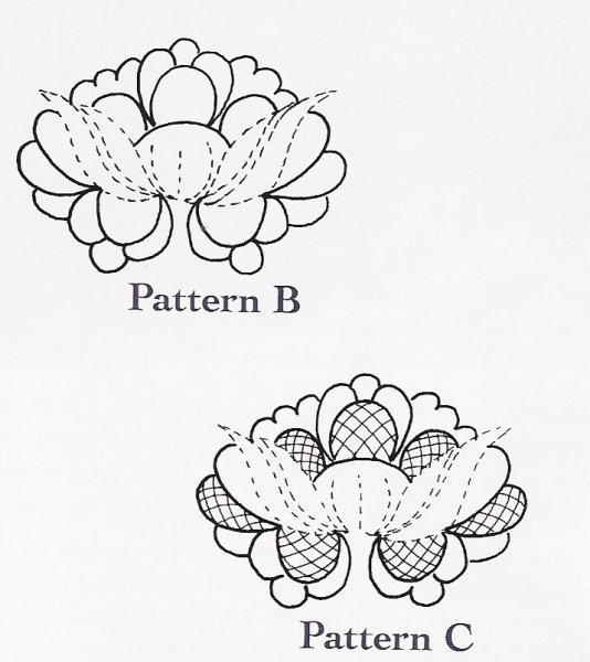 Поэтапное рисование кружева