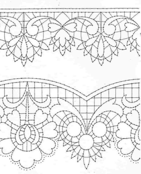 Рисование кружевом