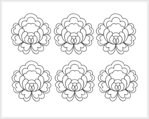 Орнамент кружева Ришелье