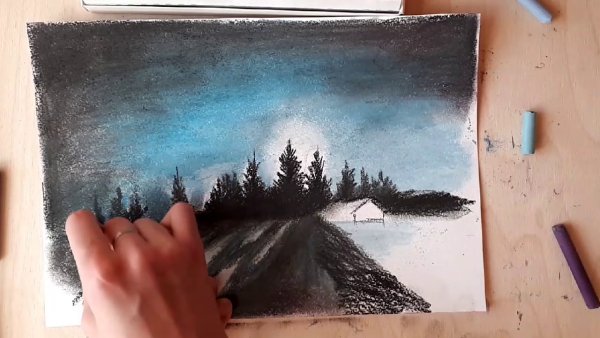 Видеоурок рисование пастелью бесплатно