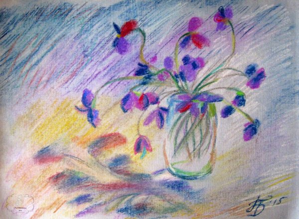 Рисование в технике пастель