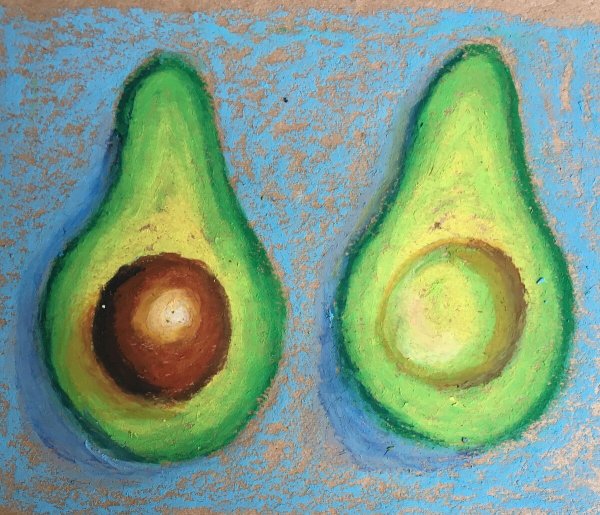 Рисование масляной пастелью