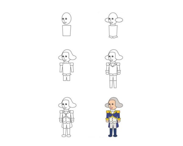 Схемы рисования профессии