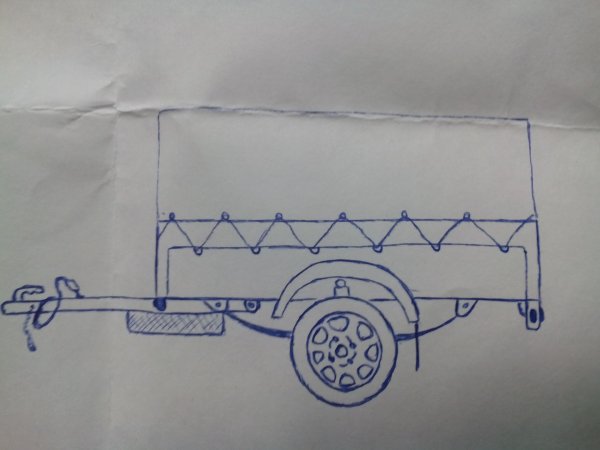 Прицеп НЕФАЗ Пчелка габариты