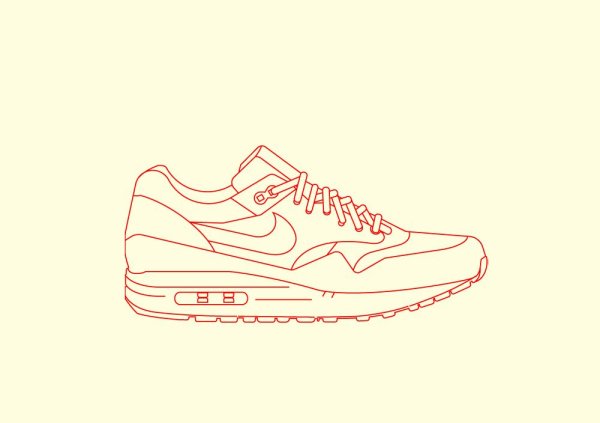 Nike Air Max рисунок