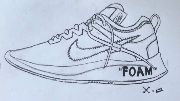 Рисунки офф Вайт карандашом